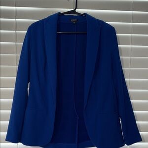 Express Women's Cobalt Blue Open-Front Blazer